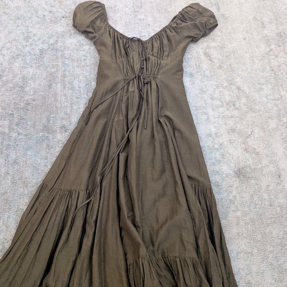 La Ligne Olive Josie Silk Midi Dress - Picture 5 of 14